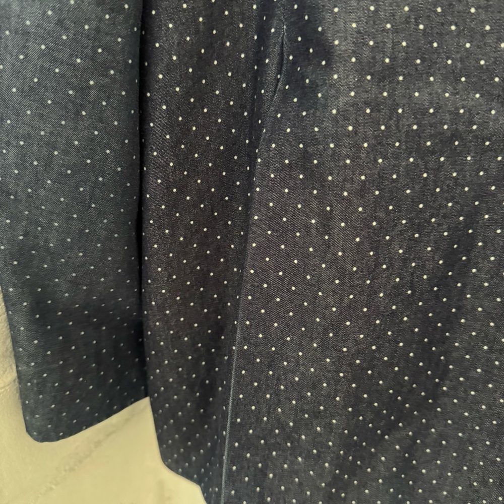 Tommy Hilfiger Navy Polka Dot Sport Coat – Size L48 - $18 - Picture 13 of 13